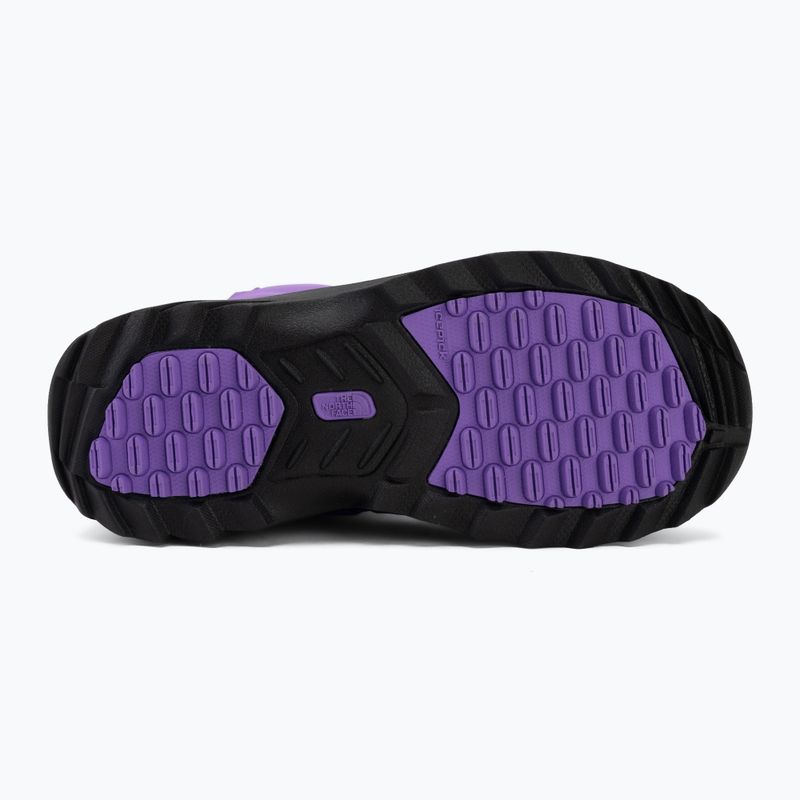 Children's snow boots The North Face Nse Traction Bootie Wp elevation purple/tnf black 4