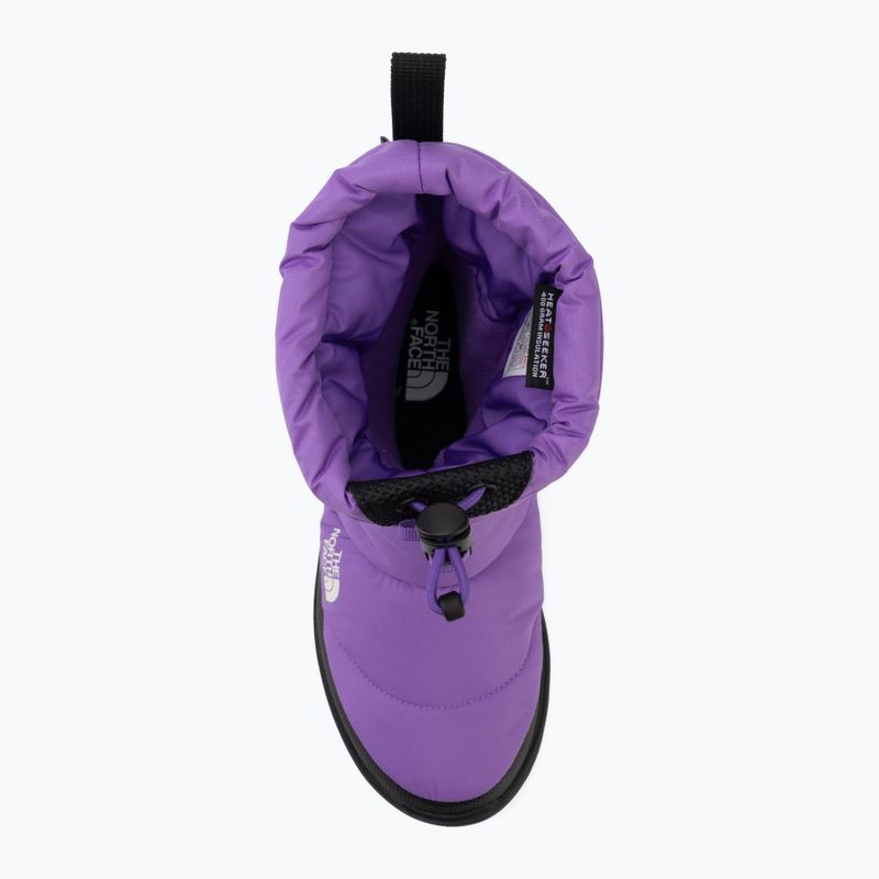 Children's snow boots The North Face Nse Traction Bootie Wp elevation purple/tnf black 5