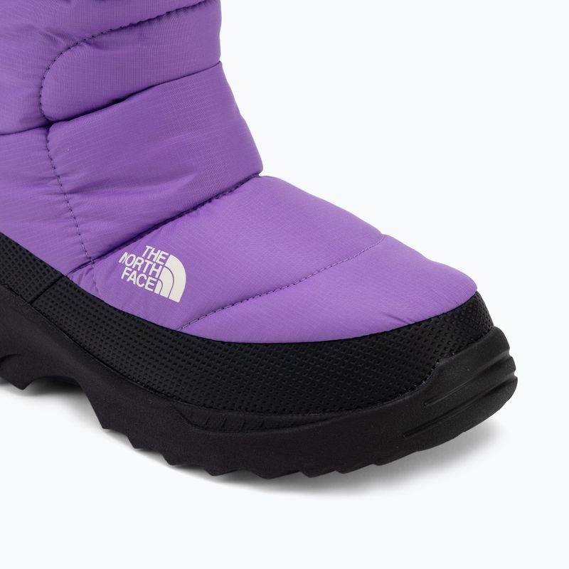 Children's snow boots The North Face Nse Traction Bootie Wp elevation purple/tnf black 7
