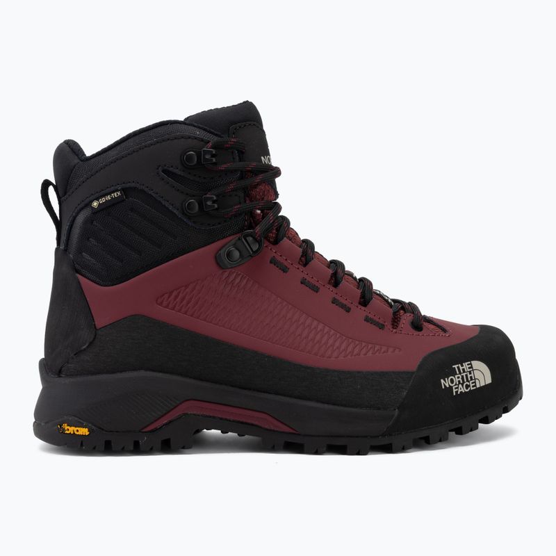 Women's approach shoes The North Face Verto Alpine Mid GTX burgundy crush/tnf black 2