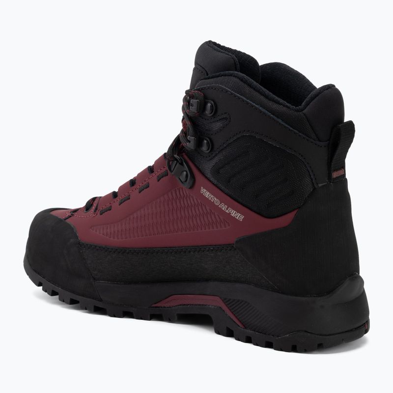 Women's approach shoes The North Face Verto Alpine Mid GTX burgundy crush/tnf black 3