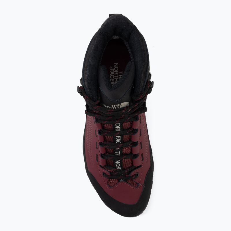 Women's approach shoes The North Face Verto Alpine Mid GTX burgundy crush/tnf black 5