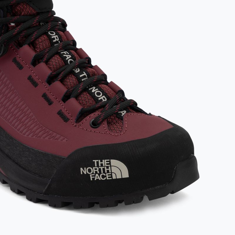 Women's approach shoes The North Face Verto Alpine Mid GTX burgundy crush/tnf black 7