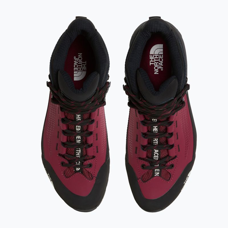 Women's approach shoes The North Face Verto Alpine Mid GTX burgundy crush/tnf black 3
