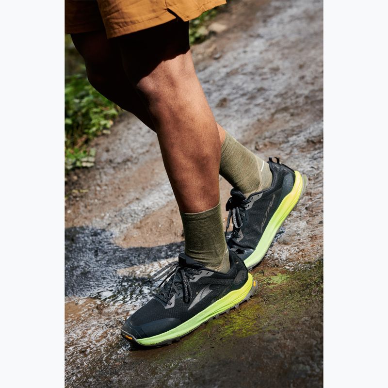 Men's running shoes Altra Lone Peak 9+ black/dark gull grey 6