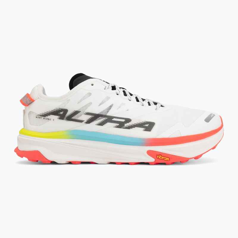 Men's running shoes Altra Mont Blanc Carbon white/black/firey coral 2