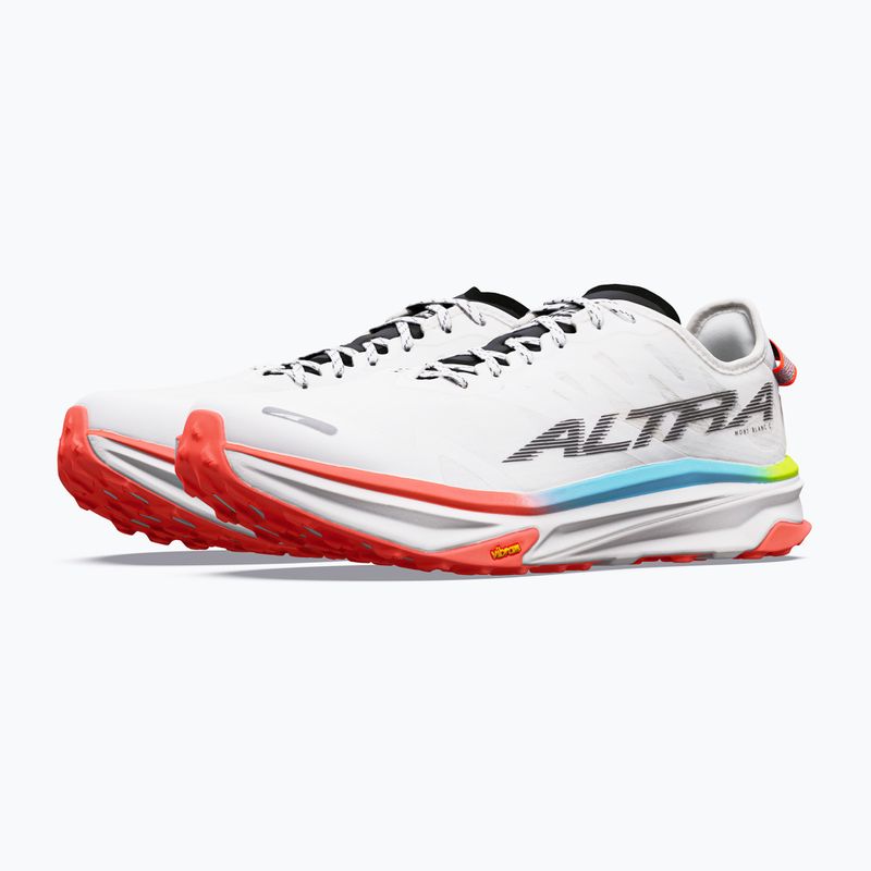 Men's running shoes Altra Mont Blanc Carbon white/black/firey coral 2