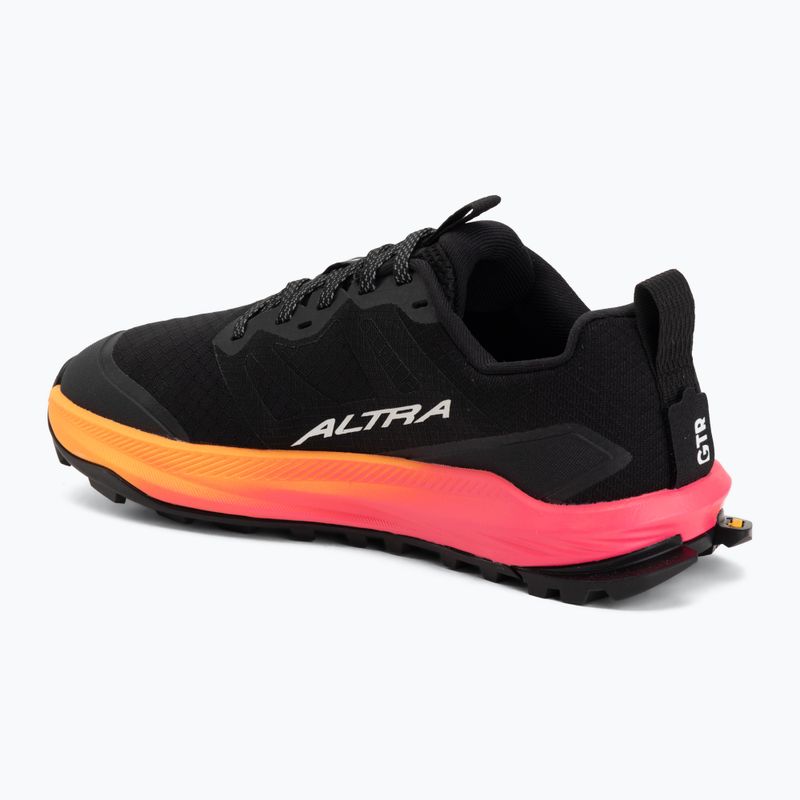 Women's running shoes Altra Lone Peak 9+ black/knockout pink 3