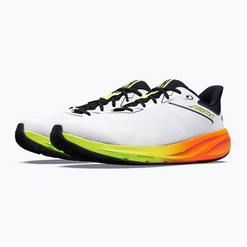 Men's running shoes Altra Motiv FLX white/black/safety yellow 2