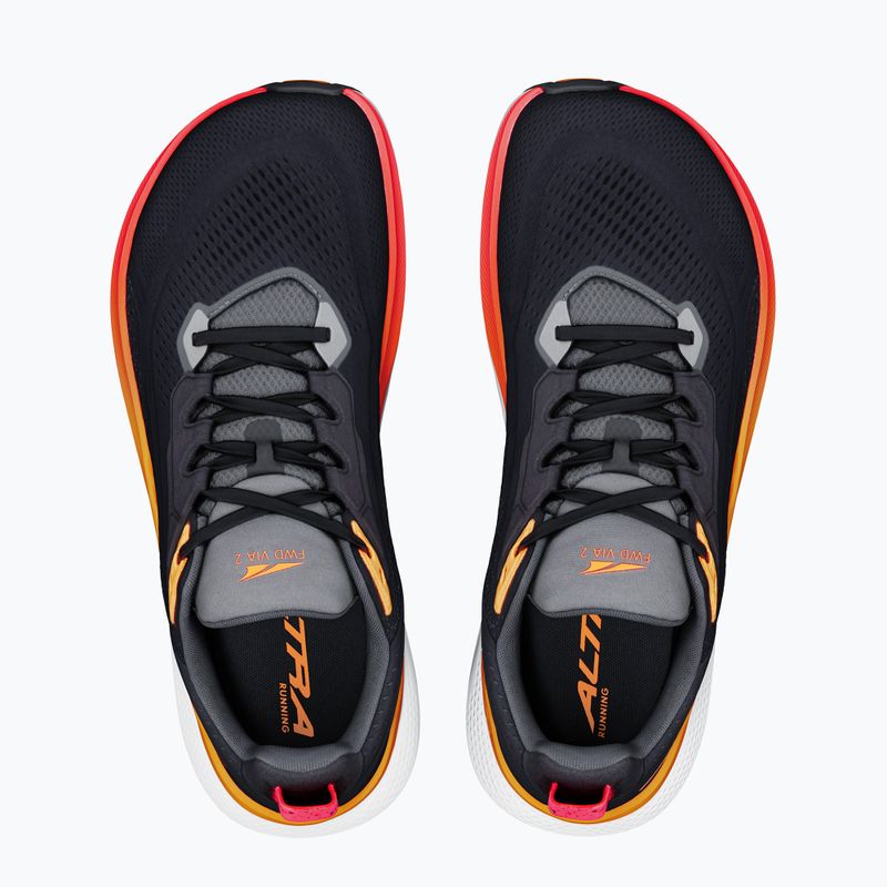 Men's running shoes Altra FWD Via 2 black/orange pop/coral 3