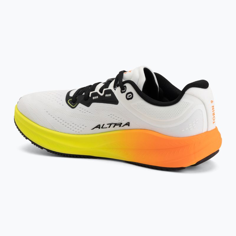 Men's running shoes Altra Torin 9 white/black/safety yellow 3