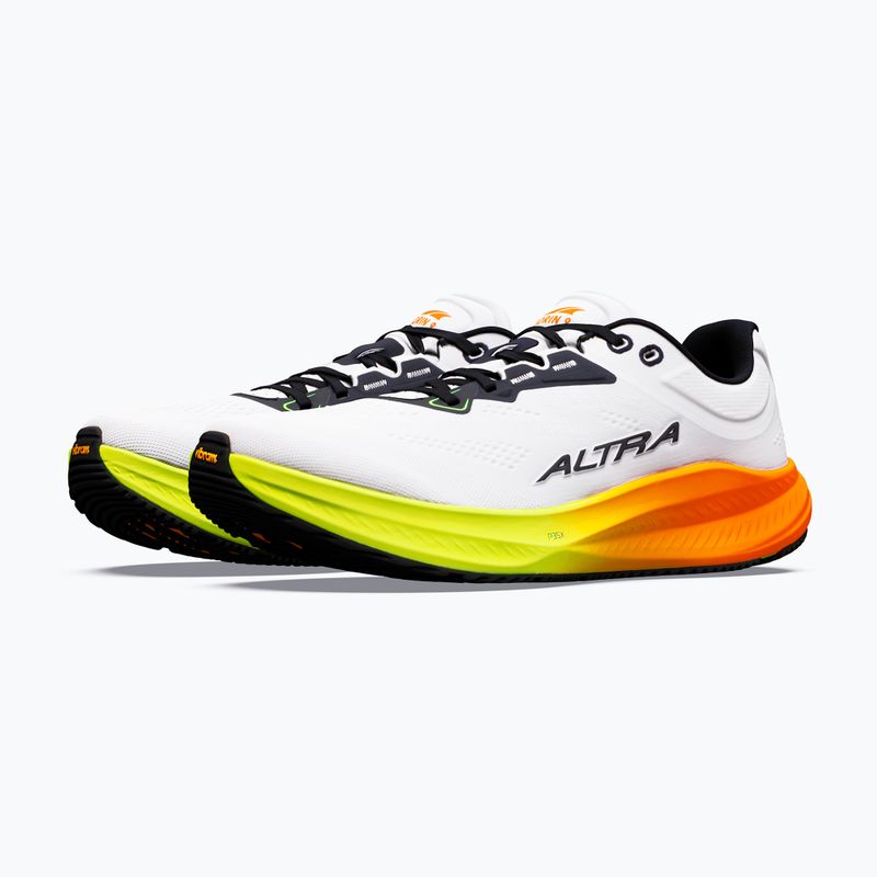 Men's running shoes Altra Torin 9 white/black/safety yellow 2