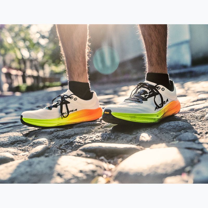Men's running shoes Altra Torin 9 white/black/safety yellow 5