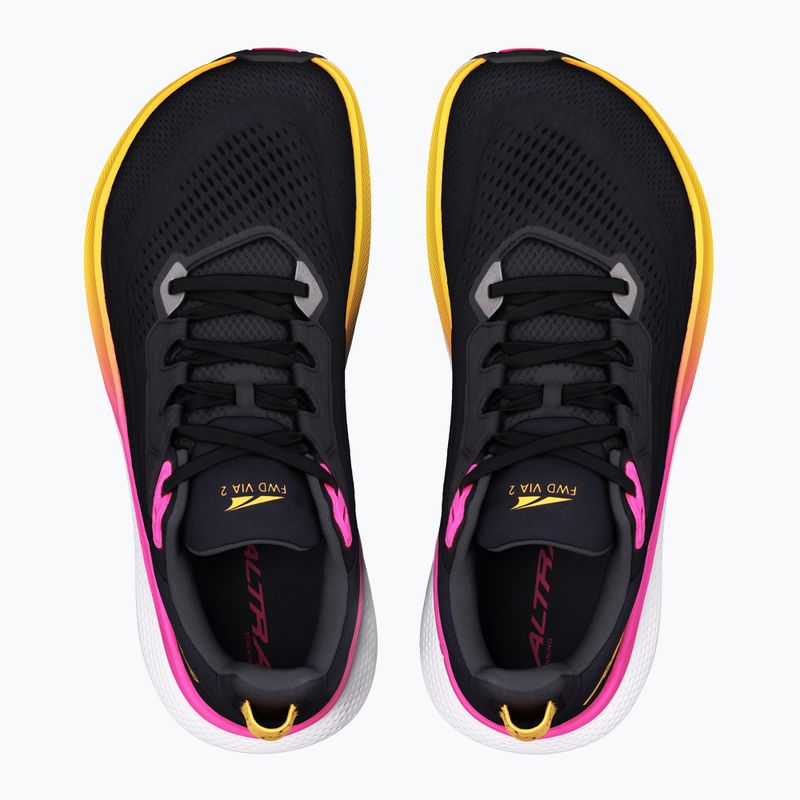 Women's running shoes Altra FWD Via 2 black/silver/pink 3
