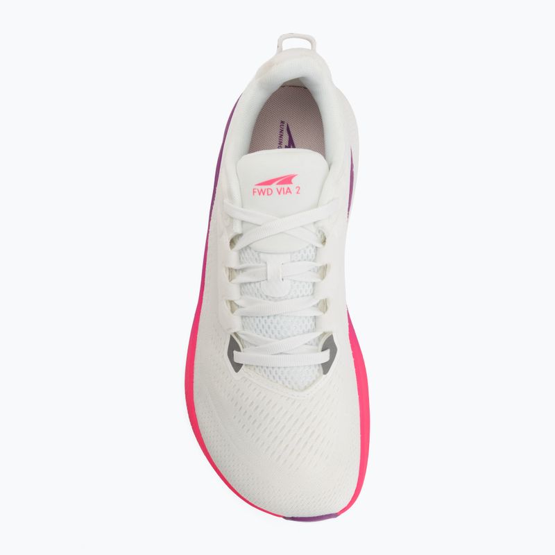 Women's running shoes Altra FWD Via 2 white/silver/purple 5