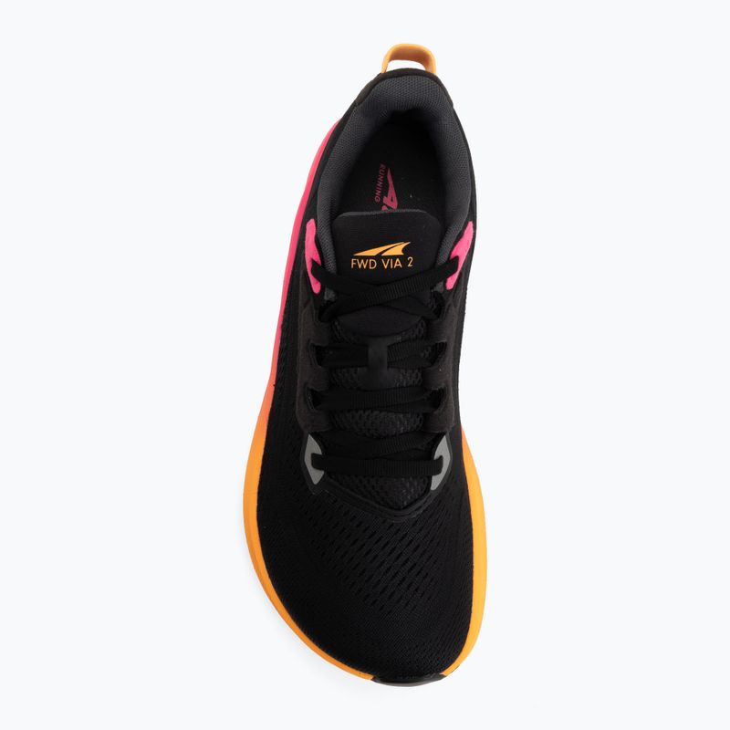 Women's running shoes Altra FWD Via 2 black/silver/pink 5