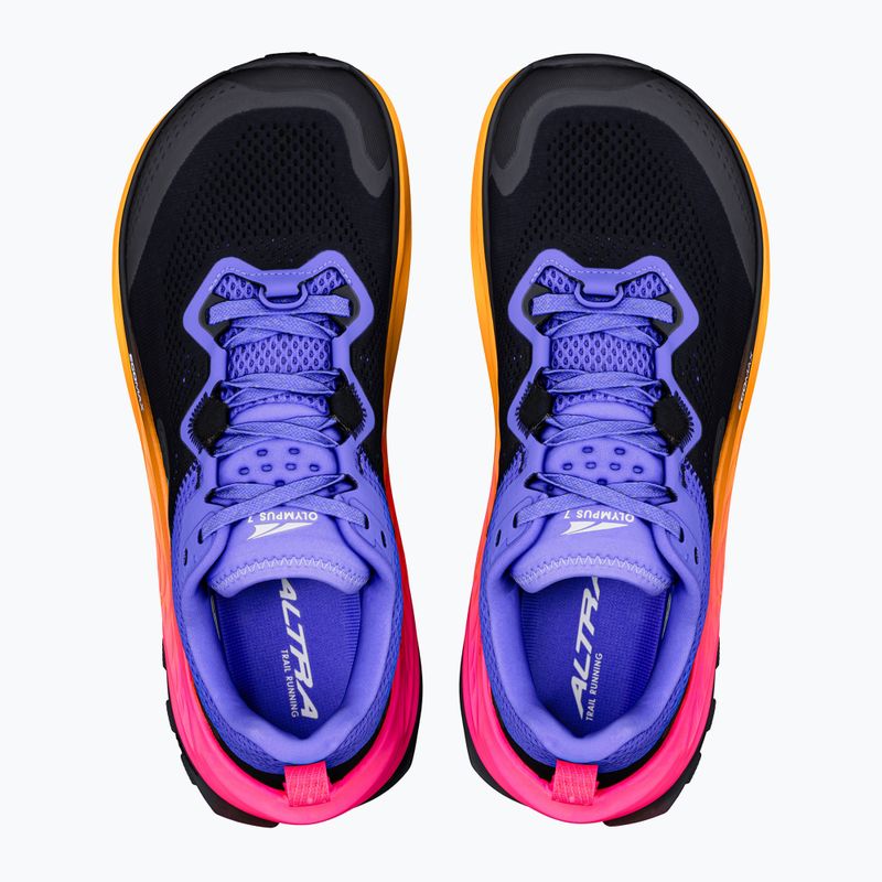 Women's running shoes Altra Olympus 7 black/white/purple 3