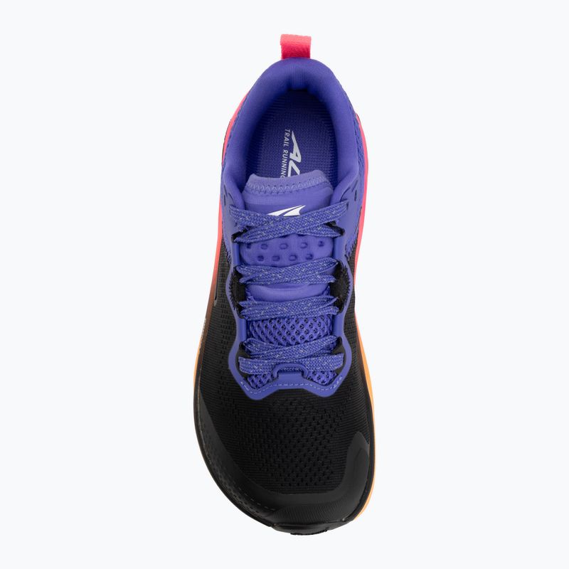 Women's running shoes Altra Olympus 7 black/white/purple 5
