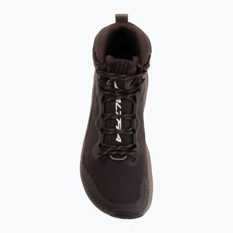 Men's running shoes Altra Olympus 7 Mid GTX chocolate brown/brown 5