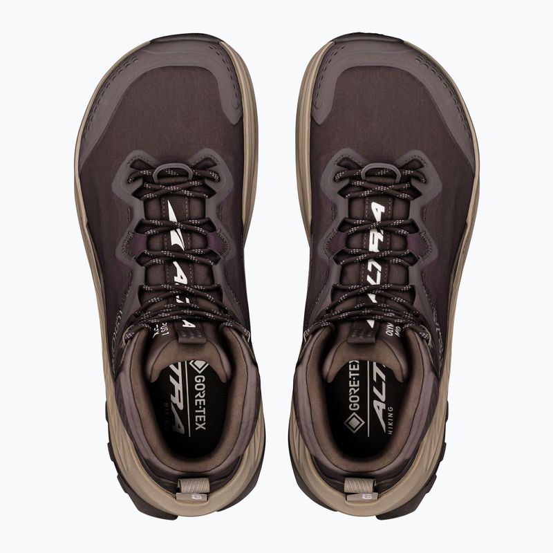 Men's running shoes Altra Olympus 7 Mid GTX chocolate brown/brown 3