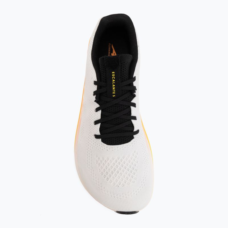 Men's running shoes Altra Escalante 5 white/black/bright yellow 5