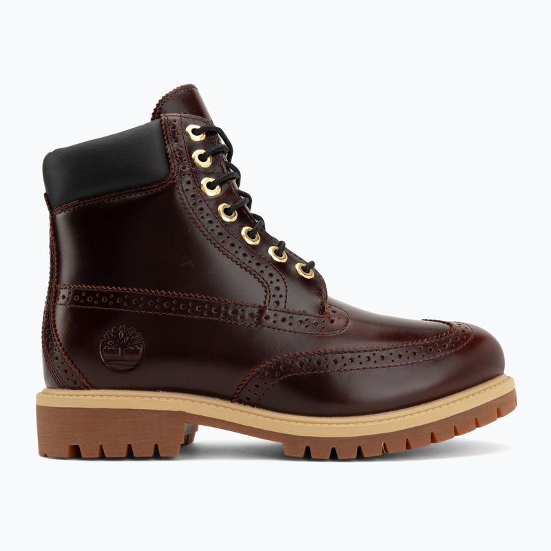 Men's shoes Timberland Premium 6 In Lace burgundy full grain 2