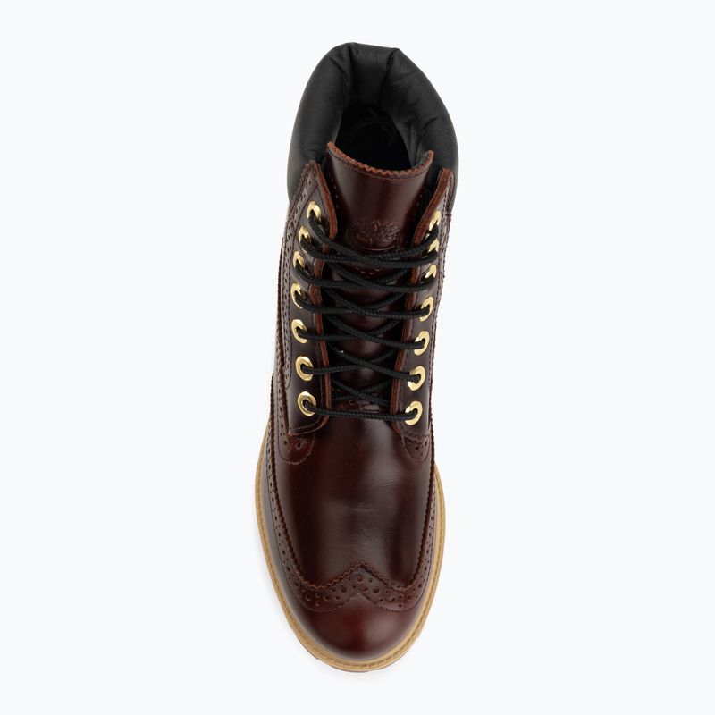 Men's shoes Timberland Premium 6 In Lace burgundy full grain 5