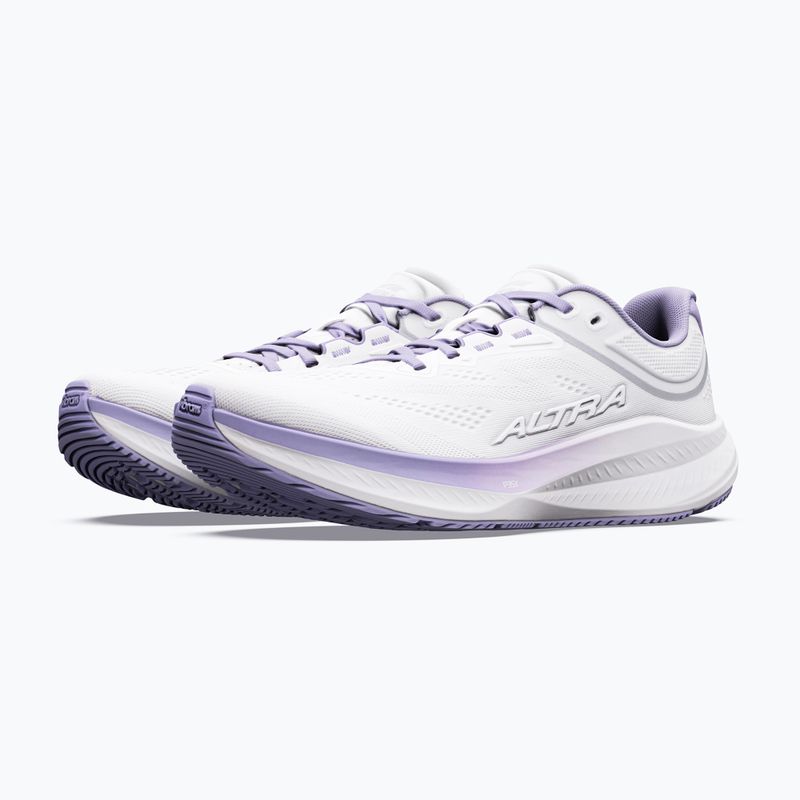 Women's running shoes Altra Torin 9 white/white/wisteria 2