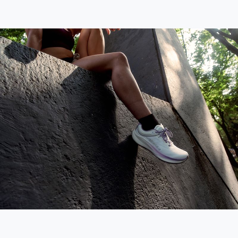 Women's running shoes Altra Torin 9 white/white/wisteria 6