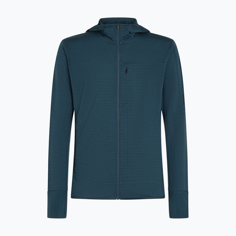 Men's trekking sweatshirt Icebreaker Merino 300 Realfleece Descender Zip Hoodie abyss 10