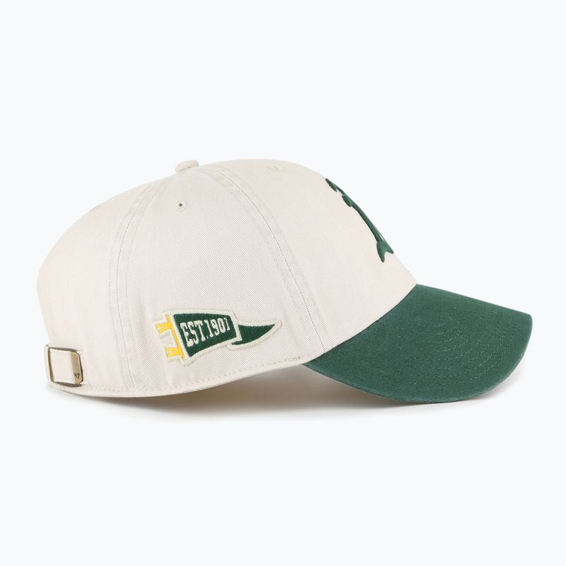 47 Brand MLB Oaklands Athletics Grand Stand CLEAN UP bone baseball cap 3