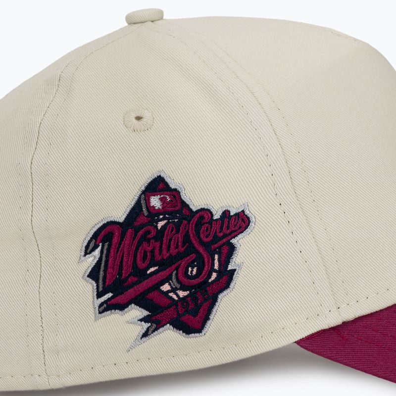 New Era WS Patch Eframe New York Yankees baseball cap light beige 5