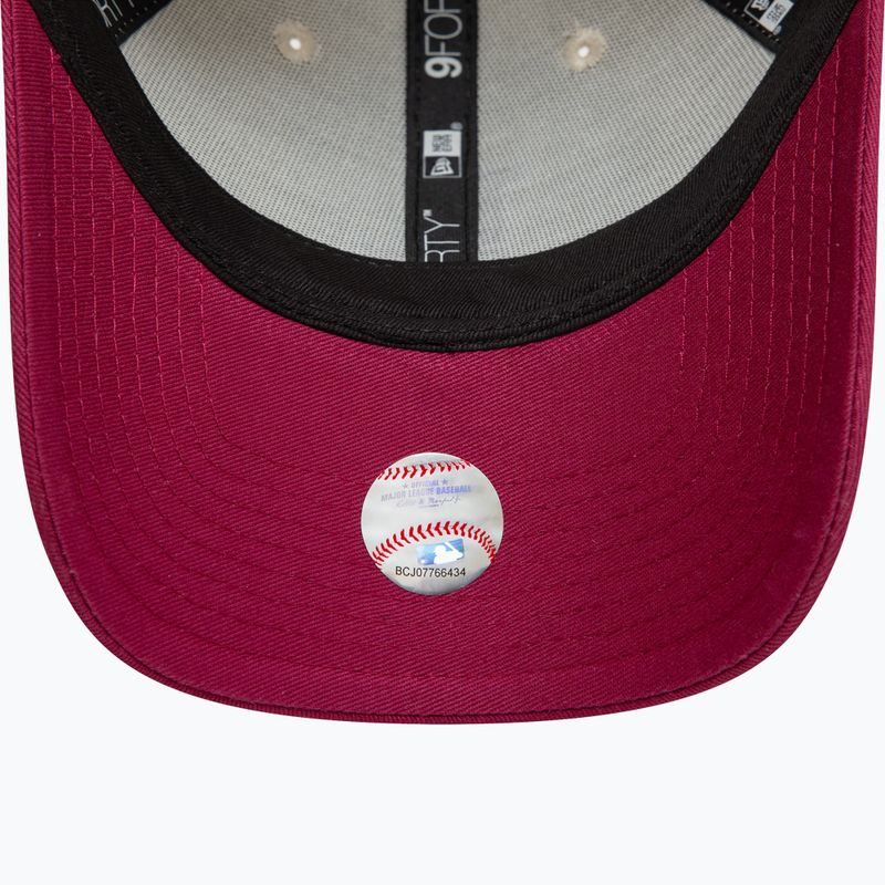 New Era WS Patch 9Forty Los Angeles Dodgers baseball cap light beige 6