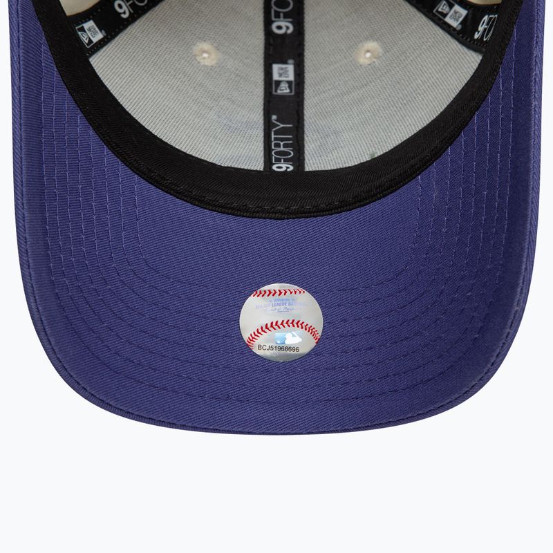 New Era WS Patch 9Forty Chicago White Sox baseball cap light beige 6