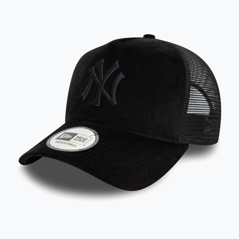 New Era Diamante Velour Trucker baseball cap New York Yankees black 2