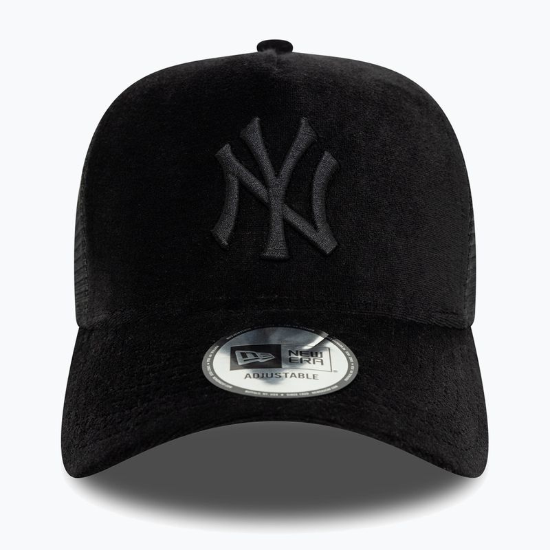 New Era Diamante Velour Trucker baseball cap New York Yankees black 3