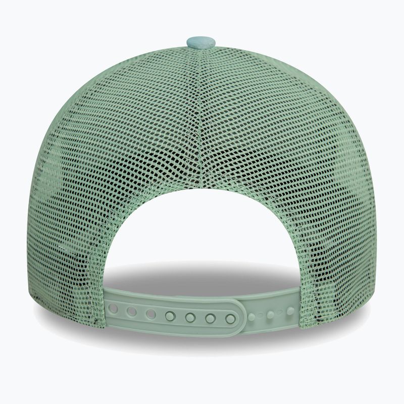 New Era Velour Trucker Los Angeles Dodgers green pstl baseball cap 4