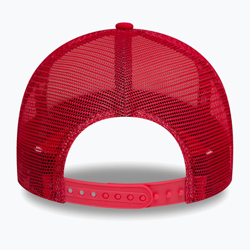 New Era Foam Trucker bright pink baseball cap 4