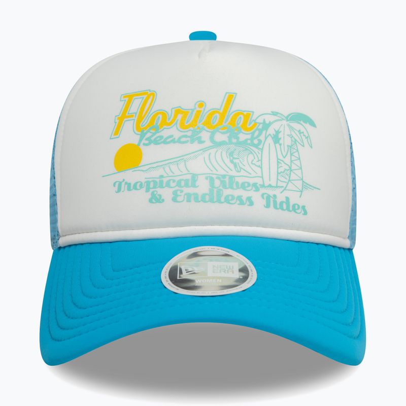 New Era Foam Trucker baseball cap pastel blue 3