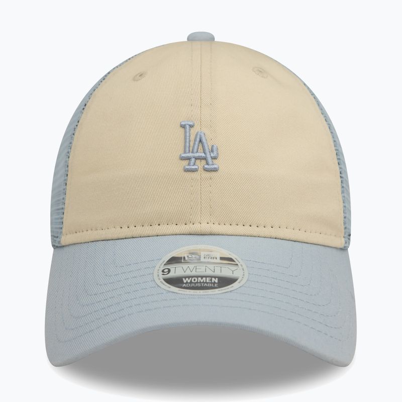 New Era 9Twenty Trucker Los Angeles Dodgers light beige baseball cap 3