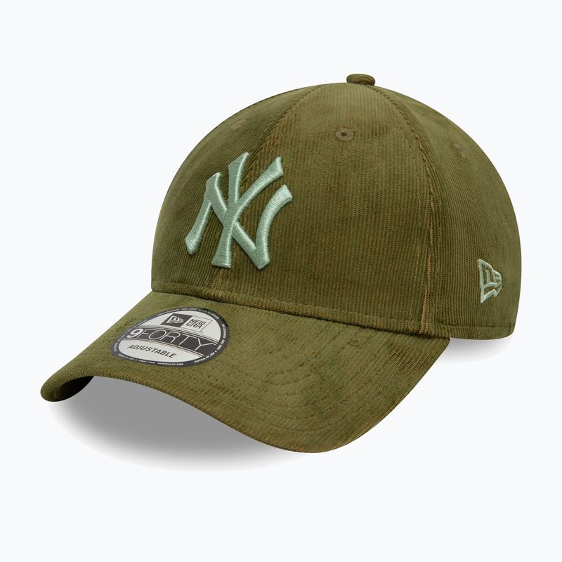 New Era Two Tone Cord 9Forty New York Yankees baseball cap dark green 3