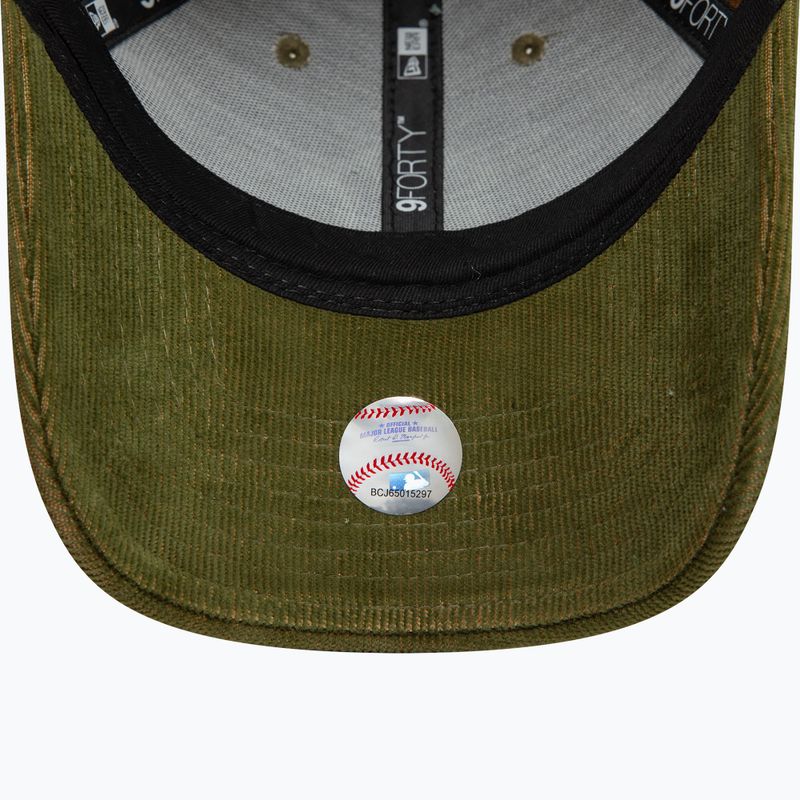 New Era Two Tone Cord 9Forty New York Yankees baseball cap dark green 5