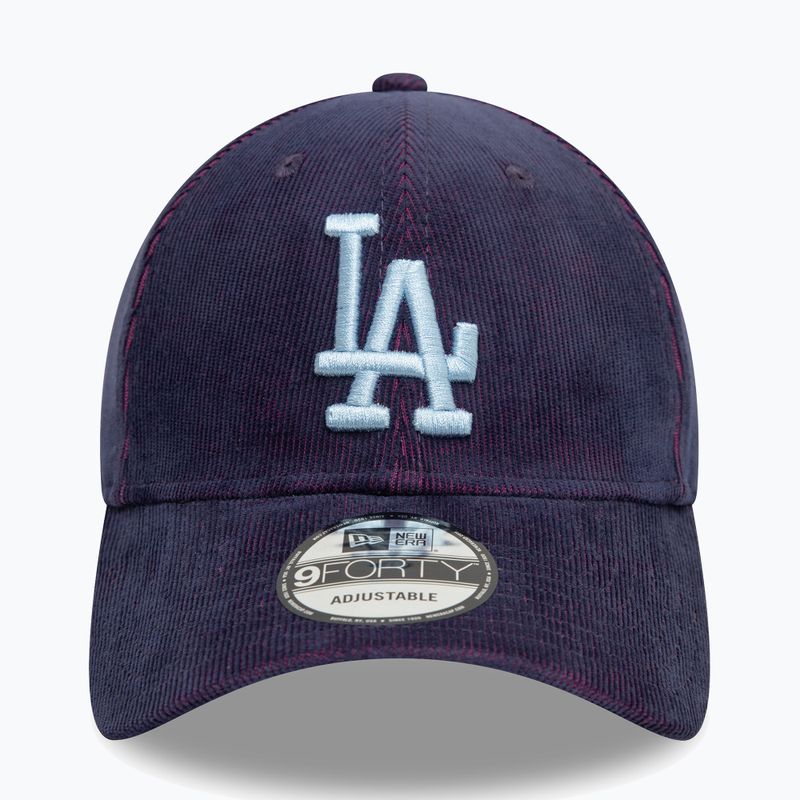 New Era Two Tone Cord 9Forty Los Angeles Dodgers baseball cap navy 3