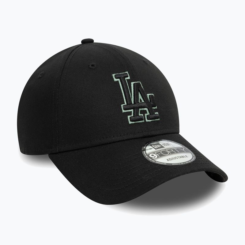 New Era Team Outline 9Forty Los Angeles Dodgers baseball cap black