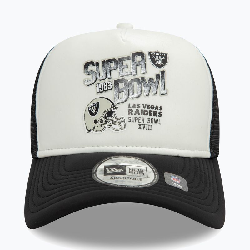 New Era Superbowl Trucker Las Vegas Raiders baseball cap black 3