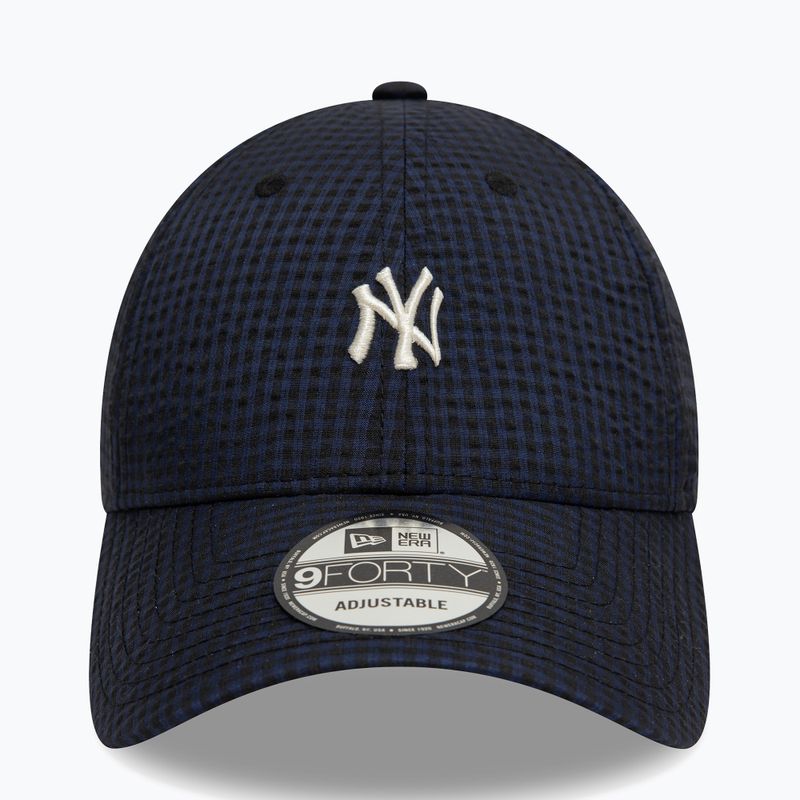 New Era Seersucker 9Forty New York Yankees navy baseball cap 2