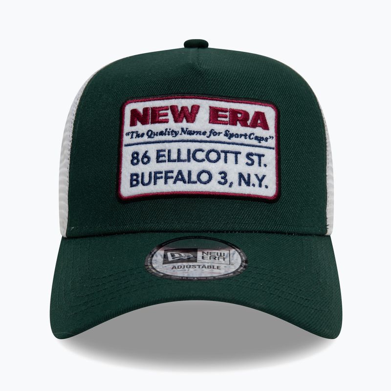 New Era NE Vintage Trucker baseball cap dark green 2
