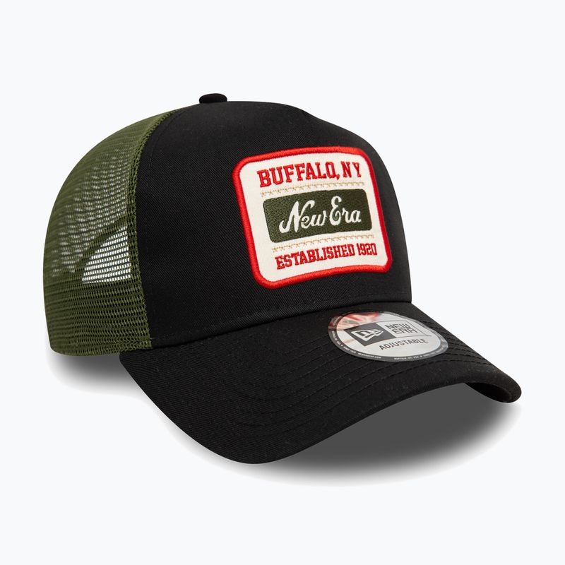 New Era NE Patch Trucker baseball cap black