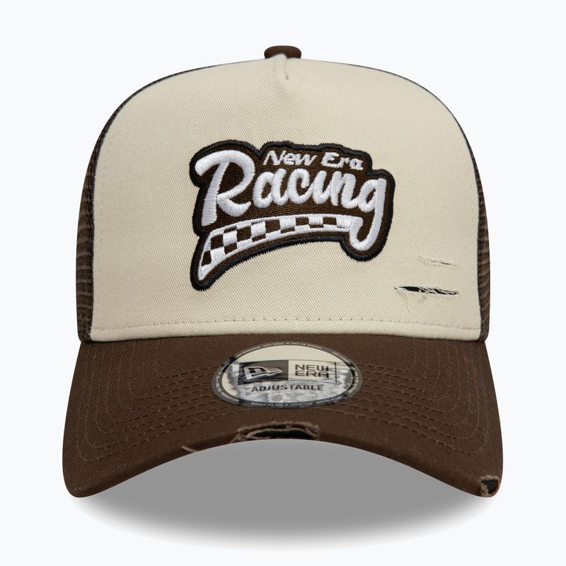 New Era NE Motorsport Trucker light beige baseball cap 2