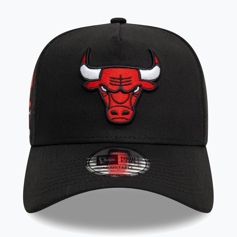New Era NBA Patch Eframe Chicago Bulls baseball cap black 2